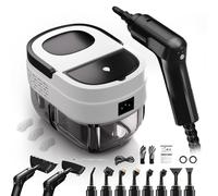 Pulitore a Vapore, Vaporettore 2500w per Pulizia, Vaporetto Pulitore Vapore Casa, Steam Cleaner, Maniglia Regolabile in 3 Livelli, Pulizia a Vapore Portatile per Finestre, Cucina, Pavimenti, Auto