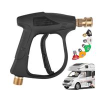 Pulitore ad alta pressione breve, pulitore ad alta pressione breve | Maniglia per lavatrice auto ad alta pressione | Rondella per auto ad alta pressione, con acqua per manico manico di abitudine co
