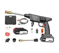 Pulitore ad alta pressione portatile, pulitore ad alta pressione portatile, strumento di irrigazione regolabile con accessori per giardino esterno casa e auto