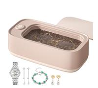 Pulitore ad anelli - Dispositivo per la pulizia dei gioielli | Strumento di pulizia ad ultrasuoni con base non antiscivolo per una pulizia profonda preziosi per collane orecchini bracciali