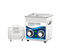 Pulitore Ad Ultrasuoni Da 120 W, Bagno Da 1,3 Litri, Timer Da 0 A 30 Minuti Con Riscaldatore Ad Ultrasuoni For Orologi, Occhiali, Gioielli, Parti A Casa Più veloce