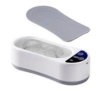 Pulitore Ad Ultrasuoni - Macchina Di Pulizia Per Catene Con Protezione Da Dispositivo Portatile Per La Manutenzione Di Gioielli, Occhiali, Posate In Argento Pulitore Ad Alta Frequenza Montr