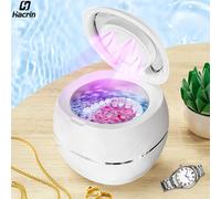 Pulitore ad ultrasuoni Pulitore per gioielli ad ultrasuoni Sterilizzazione a luce UV Protesi ad ultrasuoni Fermo Lavatrice Bagno di pulizia