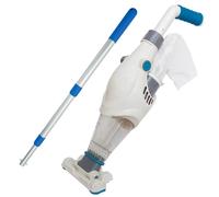 Pulitore Aspiratore per Piscine a Batteria con Palo Telescopico NetSpa Super