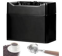 Pulitore Automatico Elettrico Dei Fondi Di Caffè,Con Spazzola E Tergicristallo Della Polvere Che Pulisce La Macchina,Pulitore Commerciale Del Portafiltro Del Caffè Di 58MM(Black)