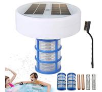 Pulitore automatico per piscine galleggianti con ionizzazione in rame, purificazione dell'acqua senza cloro per piscine e spa