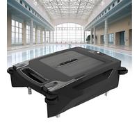 Pulitore automatico per piscine solari - Robot skimmer ricaricabile da 2500 mAh con pannello solare per piscine fuori terra