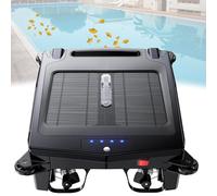 Pulitore automatico robotico per piscine con energia solare/elettrica, evita ostacoli, pulizia continua giorno e notte, modalità a doppia velocità per una manutenzione efficiente della piscina