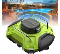 Pulitore automatico robotico per piscine interrate e fuori terra, arrampicata a parete, aspirapolvere senza fili con enorme filtro a carico dall'alto