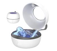 Pulitore Ciucci, Porta Ciucci Portatile con Luce UV per Pulizia, Custodia da Viaggio per Genitori Adolescenti Adulti Asilo Posizionatori Ortodontici