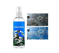 Pulitore Contatti Elettrici | 130ml Liquido Detergente Sicuro A Rapida Asciugatura,Spray Pulitore per Contatti | per Computer, Telefono, Elettrodomestici, Tastiera, Batteria, Casa, Officina, Uffici