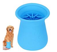 Pulitore della Zampa del Cane, Portatile Spazzola per Animali Domestici Pulisci Zampe per Artigli Sporchi Toelettatura, Dog Paw Cleaner per Pulizia Zampe Pet Sporche e Fangose (Blu)