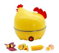Pulitore di vapore per uova - 7 pezzi Tipo di pollo Carta a vapore per uova elettriche | Cuoio a vapore per uova sode, mini cuociuova multifunzionali, vapore, potenza automatica, piccola cottura