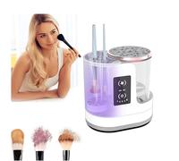 Pulitore e asciugabiancheria per pennelli da trucco, portatile, strumento automatico per la pulizia dei pennelli da trucco di tutte le dimensioni, set di pennelli da trucco, contouring, ombretto