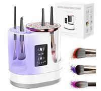 Pulitore elettrico 3 in 1 per pennelli da trucco e asciugabiancheria, lavaggio e asciugatura rapida, si adatta a pennelli e spugne di tutte le dimensioni, strumento portatile per la cura della