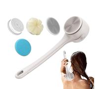Pulitore Elettrico per Bagno - Scrubber Ricaricabile Impermeabile | Detergente Impermeabile a Rotazione Automatica per Pulizia Corpo Completo Spa Uomo Donna