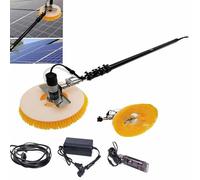 Pulitore Elettrico per Pannelli Solari Spazzola per La Pulizia Efficiente di Finestre, Serre, Barche E Ponti, Strumento Esterno per Risultati di Pulizia Ottimali,MainsElectricity-7.5M/24.6FT