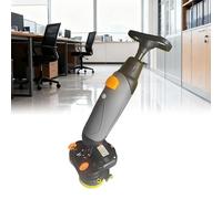 Pulitore elettrico per pavimenti con doppia spazzola e testa rotante a 360° per piastrelle e pavimenti duri