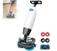 Pulitore elettrico per pavimenti con doppia spazzola e testa rotante a 360° per una pulizia efficiente su diversi tipi di pavimento