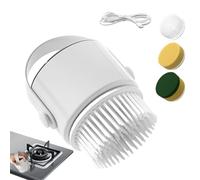 Pulitore Elettrico Per Pulizie | Spazzola Pulente Ricaricabile 1200mAh | Detergente Automatico Potente Senza Fili Con 3 Testine Sostituibili Per Piastrelle E Vasca Da Bagno