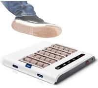 Pulitore elettrico per scarpe, lucidatrice automatica per suole, dispositivo di pulizia a induzione per uso domestico, macchina per la cura delle scarpe facile