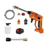 Pulitore For Pistola For Auto Ad Acqua A Spruzzo Automatico Con Batteria Al Litio Ricaricabile For Rondella For Auto Ad Alta Pressione Senza Fili For Batteria Da 18V Potente Facile(One big battery)