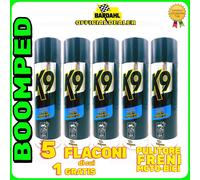 PULITORE FRENI BARDAHL K9 SPRAY 5x500ml PER MOTO SCOOTER BICI E-BIKE 05BD20