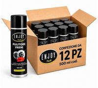 Pulitore Freni Spray 12x500ml Professionale - Sgrassante Rapido per Auto, Moto e