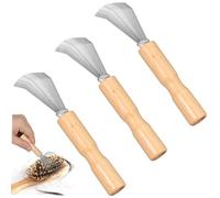 Pulitore Giallo Legno Cuscino 3 per D'aria a Pettine Pezzi