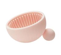 Pulitore in Silicone Rosa per Pennelli Make-up, Uso Casa e Salone | Strumento Flessibile e Semplice, Pulizia degli Accessori Cosmetici, Adatto a Routine Domestiche e Professionali