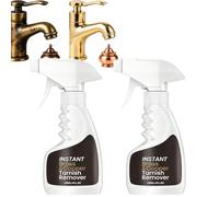 Pulitore istantaneo per ottone e rame, rimuovi ossidazione spray (2Pcs) | Aiuta a rimuovere ossidazione e sporco superficiale da ferramenta, pentole, padelle, maniglie delle porte e accessori