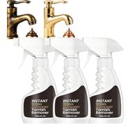 Pulitore istantaneo per ottone e rame, rimuovi ossidazione spray (3Pcs) | Aiuta a rimuovere ossidazione e sporco superficiale da ferramenta, pentole, padelle, maniglie delle porte e accessori
