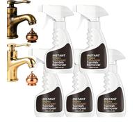Pulitore istantaneo per ottone e rame, rimuovi ossidazione spray (5Pcs) | Aiuta a rimuovere ossidazione e sporco superficiale da ferramenta, pentole, padelle, maniglie delle porte e accessori