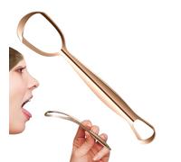 Pulitore Linguale,Raschietto per lingua in acciaio | Spazzola per lingua a forma di ventaglio per combattere l'alito cattivo e migliorare l'igiene orale quotidiana per tutta la