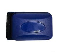 Pulitore magnetico per acquari di piccole dimensioni, costruito per vetri da 3 mm e 5 mm, doppia configurazione della spazzola per una pulizia efficiente (blu)