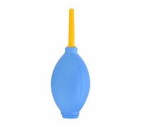 Pulitore manuale blu per soffiatore, pompa ad aria in gomma per aspirapolvere con punta morbida, pompa ad aria per sensore, tastiera, fotocamera, telefono cellulare