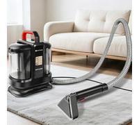 Pulitore manuale per tappezzeria e tappeti, smacchiatore elettrico da 450 W, per rimuovere fuoriuscite e escrementi di animali da tappeti, scale, tappezzeria e sedili auto