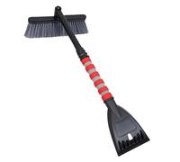 Pulitore neve invernale - Spazzola per auto regolabile con raschietto rimovibile, detergente per parabrezza in schiuma, strumento di rimozione della glassa antigraffio, attrezzatura per la pulizia dei