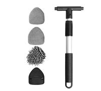 Pulitore parabrezza auto - Pulitore parabrezza auto | Strumento di pulizia vetro in lega di alluminio - Set di pulizia antifvolo estraibile con alto assorbimento d'acqua per auto casa e doccia