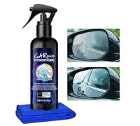 Pulitore Pellicola Vetri Auto - Spray Rivestimento Parabrezza 100ml | per Detergenza Auto per Lucidatura Paraurti Pneumatici Fari Specchietto Moto Esterni