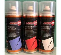 PULITORE + PENETRANTE ROSSO + RILEVATORE BIANCO PER CRICCHE, BOMBOLETTE DA 400ML