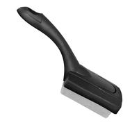 Pulitore Per Barbecue - Attrezzatura Nera Resistente Al Calore, Accessorio Per Fornello A Carbone, Gadget Per La Preparazione Della Carne, Utensile Da Fuoco Culinario | Maniglia Nera Ergonomica Compat