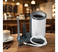 Pulitore per bottiglie a pressione, lavavetri manuale con testina flessibile a 360°, tubo da 90 cm, non necessita di elettricità per ristoranti