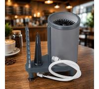 Pulitore per bottiglie a pressione, lavavetri manuale con testina flessibile a 360°, tubo da 90 cm, non necessita di elettricità per ristoranti