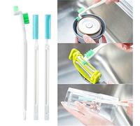 Pulitore per bottiglie d'acqua Small Groove Gap Spazzola di pulizia con manico, set da 3 pezzi per tazza, lavello, barbecue, vasca da bagno, kit Stylish and Popular Professional Design