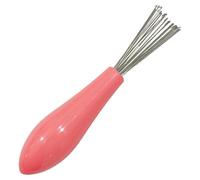 Pulitore per capelli e pettine con rastrello metallico - Strumento per la
