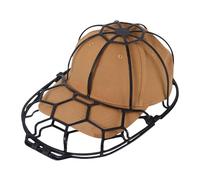 Pulitore per cappellini da baseball, resistente telaio a gabbia per il lavaggio, protezione della per da baseball, supporto per rondella per cappelli a tesa piatta o curva, lavabile in