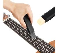 Pulitore per corde a doppia testa per violino, viola, chitarra - antiruggine e penna lubrificante per strumenti a corda