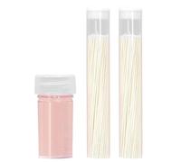 Pulitore per fori auricolari soluzione detergente per piercing da 15 ml e set di filo interdentale per la pulizia dei fori auricolari strumento di pulizia per la rimozione degli odori
