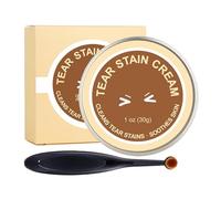 Pulitore per gli occhi, macchie per cani, lacrime, 30 g, set di pennelli per balsamo, pulitore naturale per gli occhi del cane, per gatti, gattini, cuccioli, taglia media, grande, per il bagno, per la